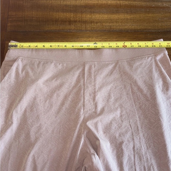 Athleta Brooklyn Textured Ankle Pant Grain Camo Pink Blush Sz 24 Women's - Picture 4 of 13